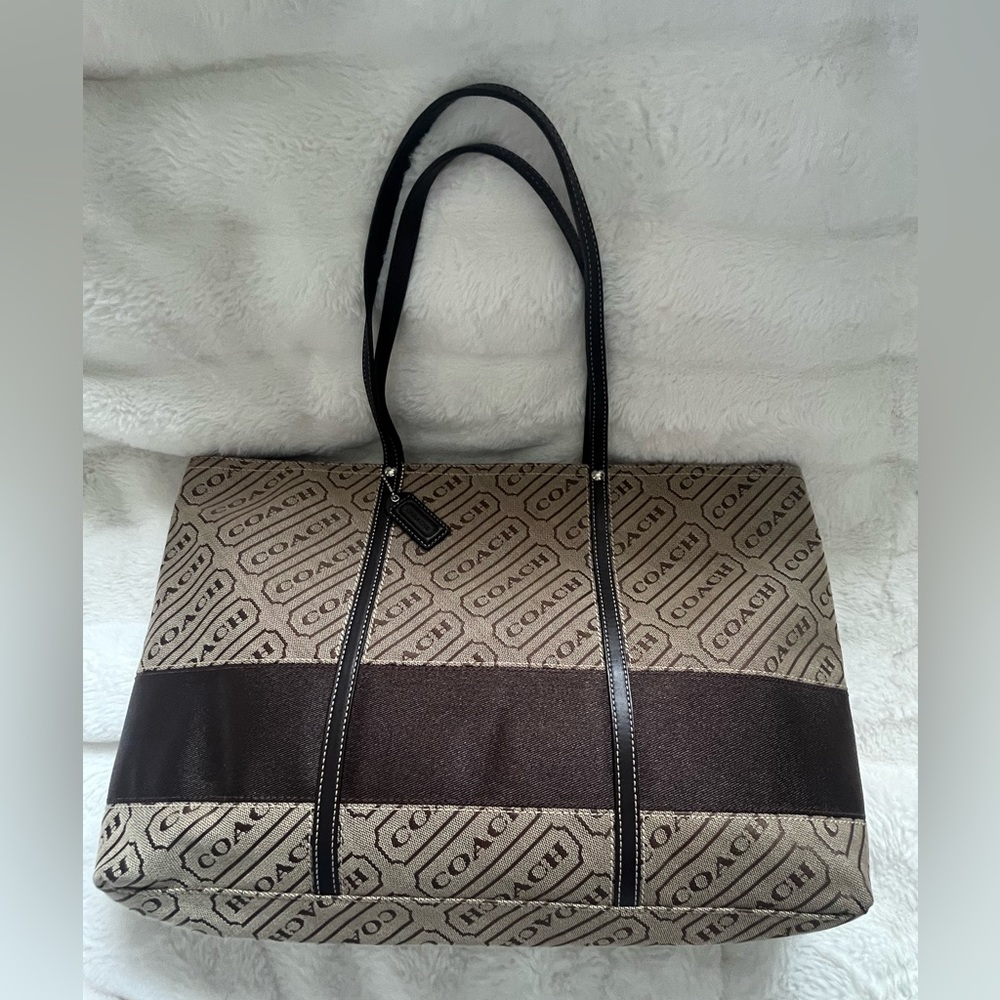 Vintage coach tote!!